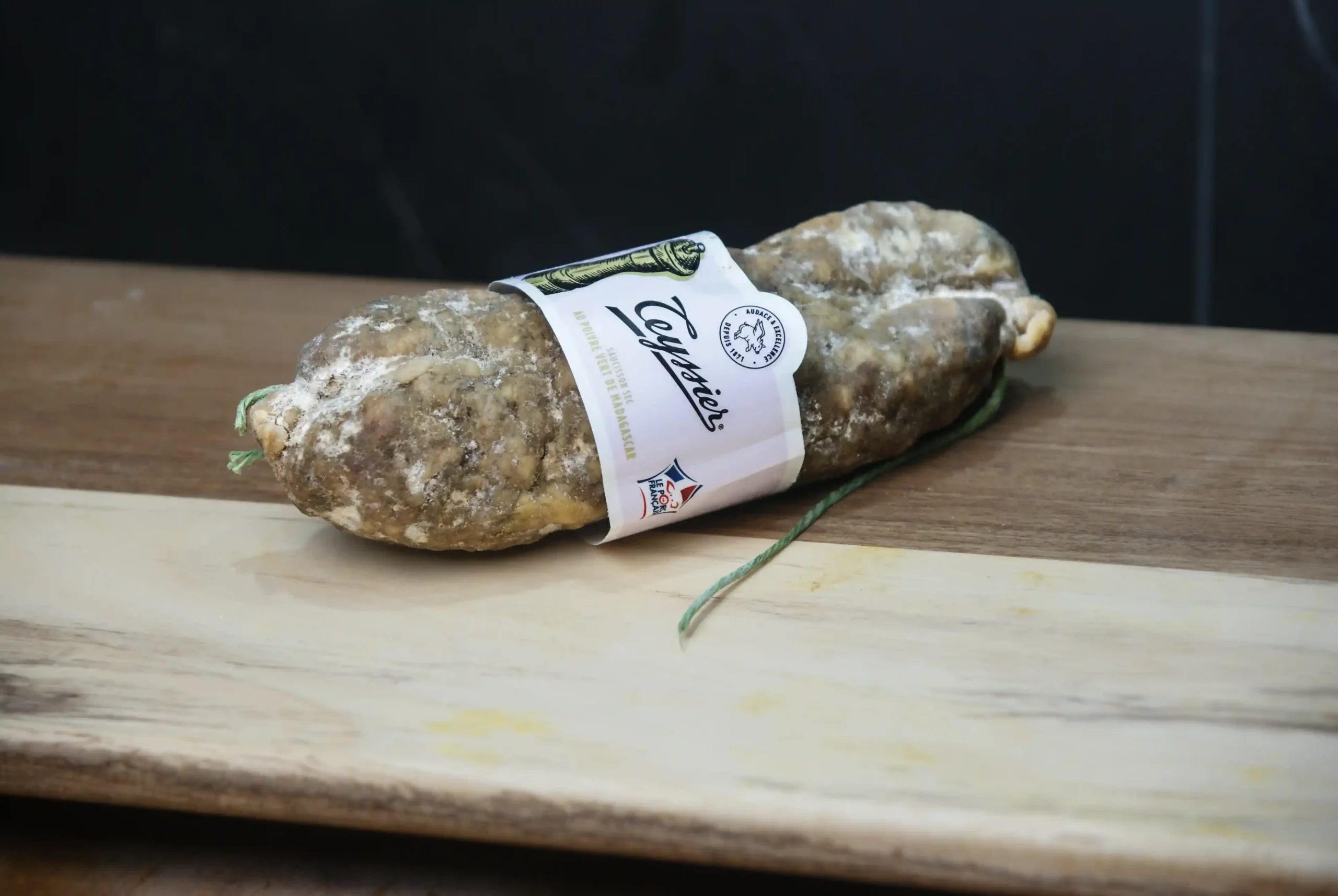 Saucisson poivre vert